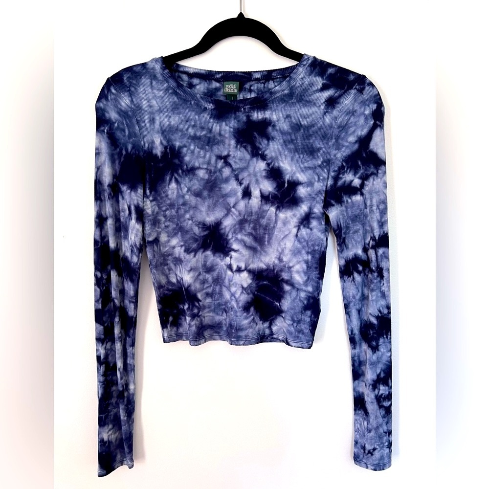 Navy Tie Dye Wild Fable Crop Top